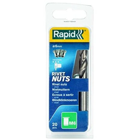 Kniedes Rapid M5; Ø6 mm; 20 gab.