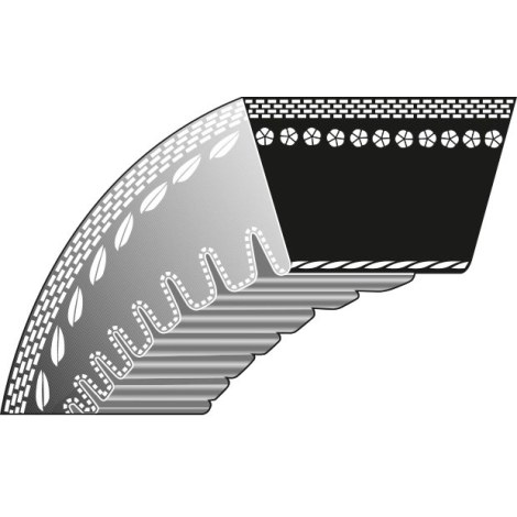 Piedziņas siksna 108-251; 9,70x834 mm