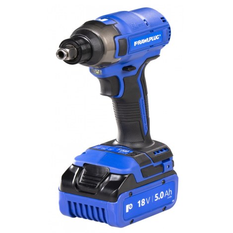 Ударный гайковерт RawlPlug R-PID18-XL2; 18 V; 2x5,0 Ah аккум.