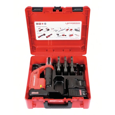 Гидравлический пресс Rothenberger ROMAX Compact TT Set U 16-25 mm; 18 V; 1x2,0 Ah аккум.