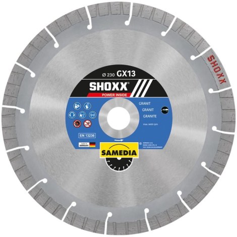 Алмазный отрезной диск Samedia 300106; 230x22,23 mm