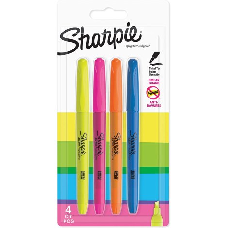 Набор маркеров Sharpie Accent Pocket; 4 шт.