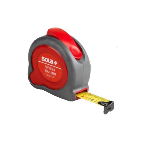 Рулетка Sola Popular PP 50024201; 3 m