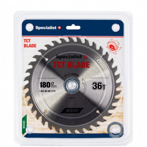 Пильный диск по дереву Specialist Wood; 180x1,4x30/20/16 mm; Z36