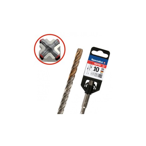 Сверло по бетону Specialist Quattro; SDS-plus; 10x100/160 mm