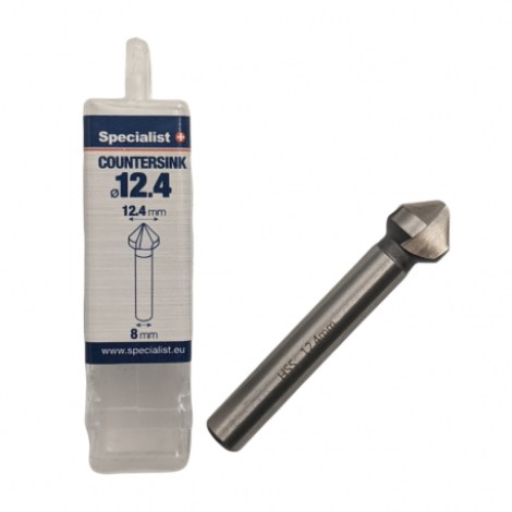Зенкер конический по металлу Specialist 64/5-0124; 12,4 mm