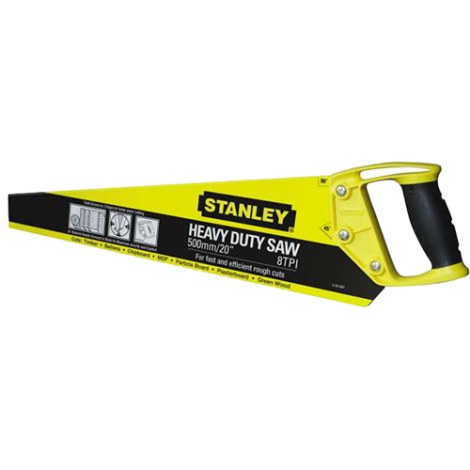 Rokas zāģis Stanley; 500 mm kokam