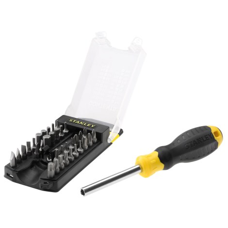 Ручка для отвертки Stanley FatMax + Набор насадок