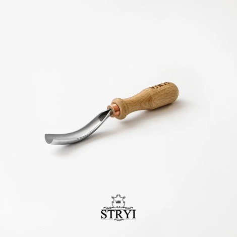 Полукруглое долото - клюкарза STRYI Profi; 20 mm; для резьбы по дереву