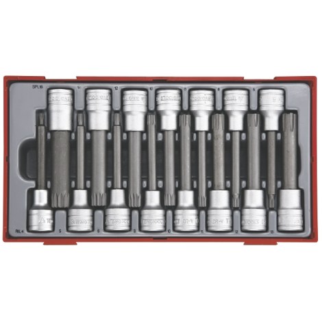 Набор гнезд и бит Teng Tools TTRS15; 15 шт.