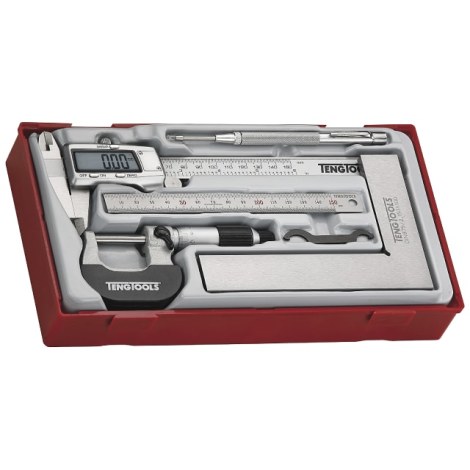 Mērinstrumentu komplekts Teng Tools TTCM05D; 5 gab.