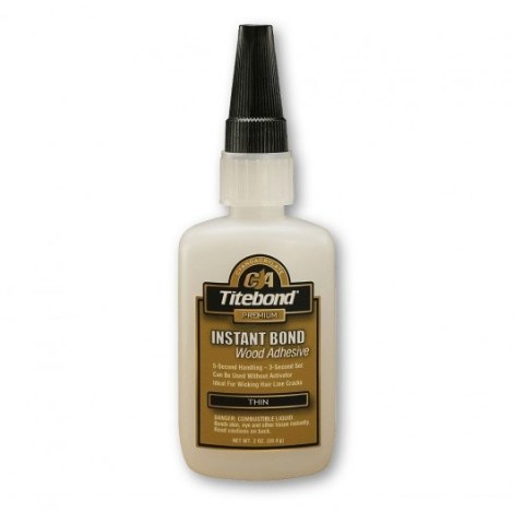 Универсальный секундный клей Titebond Instant Bond Thin; 56,8 ml