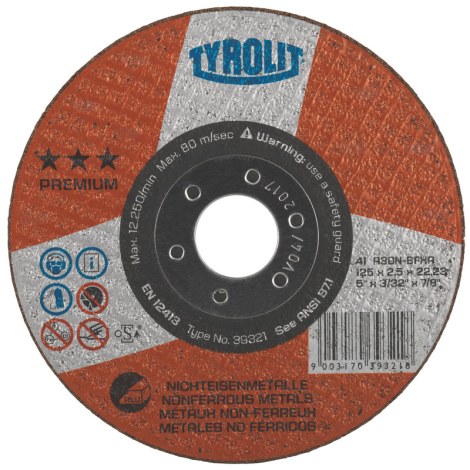 Abrazīvais griešanas disks Tyrolit A24O-BFXM; 350 mm
