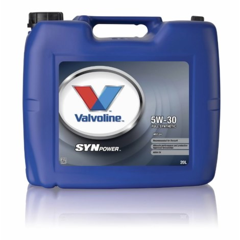 Масло Valvoline SYNpower MST C4 5W30; 20 l