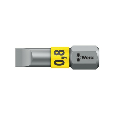 Skrūvgriežu uzgalis Wera 800/1 BTZ; SL0,8x5,5x25 mm; 1 gab.
