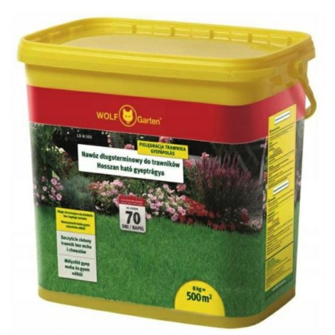 Нанесение газона или удобрения длинного действия Wolf Garten LD-A 500; 8 kg