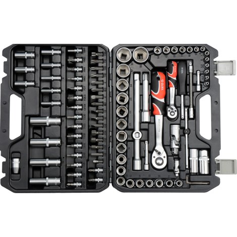 Uzgriežņa galviņu komplekts Yato YT-12681; 1/2''; 94 gab.
