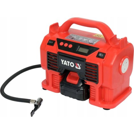 Kompresors Yato YT-23247; 18 V; 1x3,0 Ah akum.