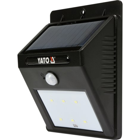 Светильник с солнечной батареей Yato YT-81856; LED; Крепление к стене