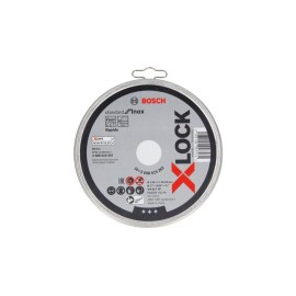 Абразивный режущий диск Bosch X-LOCK Standard for Inox; 125x1x22,23 mm; 10 шт.