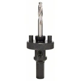 Переходник для коронок, шестиугольный Bosch; HSS-G + центрирующее сверло