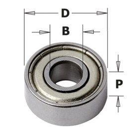 Balsta gultnis CMT 791.003.00; 12,7x4,76x11 mm