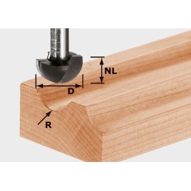 Фреза галтельная Festool 6,35/10/40 mm