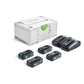 Набор аксессуаров Festool SYS 18V 4x4,0/TCL 6 DUO; 18 V; 4x4,0 Ah аккум.