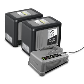 Аккумулятор Karcher Power+ 36 V; 2x6,0 Ah + быстрая зарядка зарядного устройства Power +