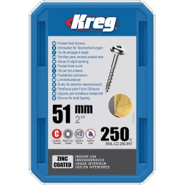 Koka skrūve Kreg SML-C2; Maxi-Loc; 2,00''; 51 mm; 250 gab.