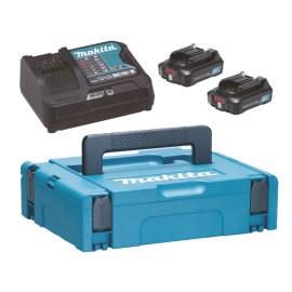 Piederumu komplekts Makita 197658-5; 12 V; 2x2,0 Ah akum. + lādētājs DC10SB