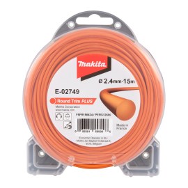 Aukla trimmerim Makita; 2,4 mm/15 m; apaļš