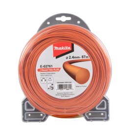 Aukla trimmerim Makita; 2,4 mm/87 m; apaļš