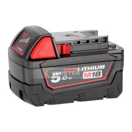 Аккумулятор Milwaukee M18 B5; 18 V; 5,0 Ah; Li-ion