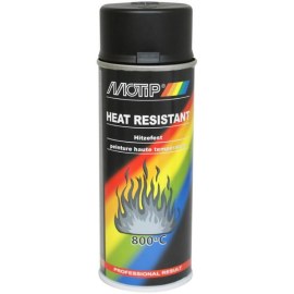 Краска Motip THERMO SPRAY; 800 °C; 400 ml; черный
