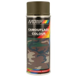 Краска Motip Camouflage RAL 6031; 400 ml; зеленый