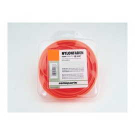 Aukla trimmerim (1,6 mm/15 m) oranža, apaļa