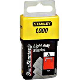 Скобы Stanley; 11,3x8 mm; 1000 шт.; тип A; гальванизированные