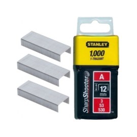 Skavas Stanley; 11,3x12 mm; 1000 gab.; tips A; rūdītas