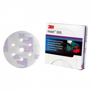 Smilšpapīrs ekscentra slīpmašīnai 3M Hookit 260L Purple; 150 mm; P1000; 1 gab.