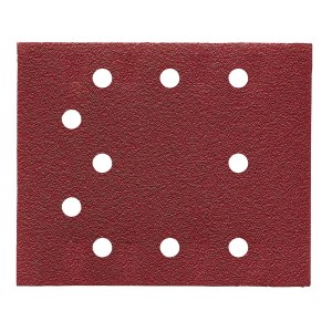 Daudzfunkcionālajām orbitālajām slīpmašīnām paredzētā smilšpapīra loksnes AEG 4932352426; 115x140 mm; P120; 10 gab.