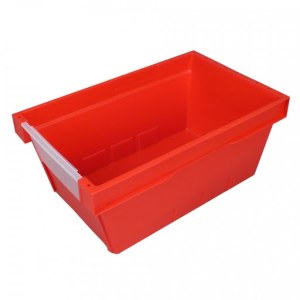 Plastmasas kaste Allit PlastKast A 300; sarkana