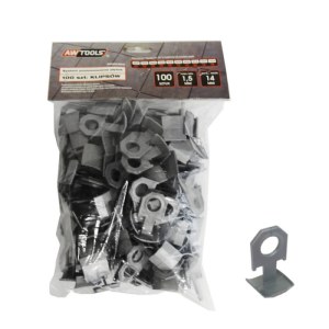 Flīžu līmeņa indikators AWTools AW30364; 1,5 mm; 7-14 mm; 100 gab.