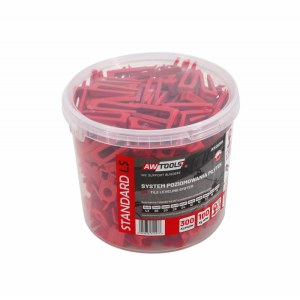 Flīžu nolīdzināšanas komplekts AWTools AW30388; 3 mm; 7-15 mm; 300+100 gab.