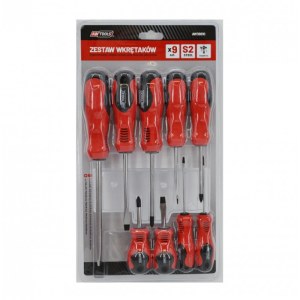 Комплект отверток AWTools AW36810; SLx5; PHx4; 9 шт.