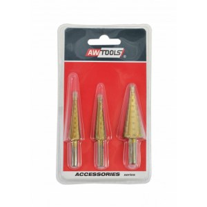 Сверло конусное AWTools AW40997; HSS; 3-20 mm; 3 шт.