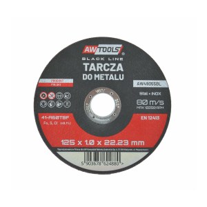 Абразивный режущий диск AWTools AW49055BL; 125x1 mm для металла