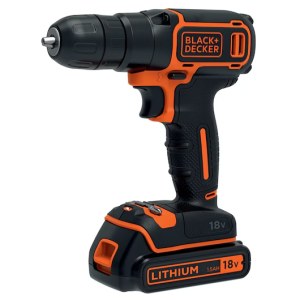 Urbjmašīna-skrūvgriezis Black & Decker BDCD18-QW; 1x1,5 Ah akum. + lādētājs