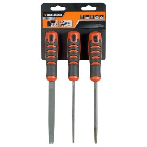 Vīļu komplekts BLACK & DECKER; 3 gab.