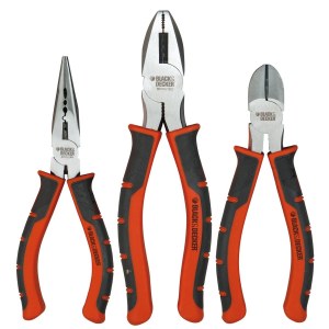 Knaibļu komplekts BLACK & DECKER; 3 gab.